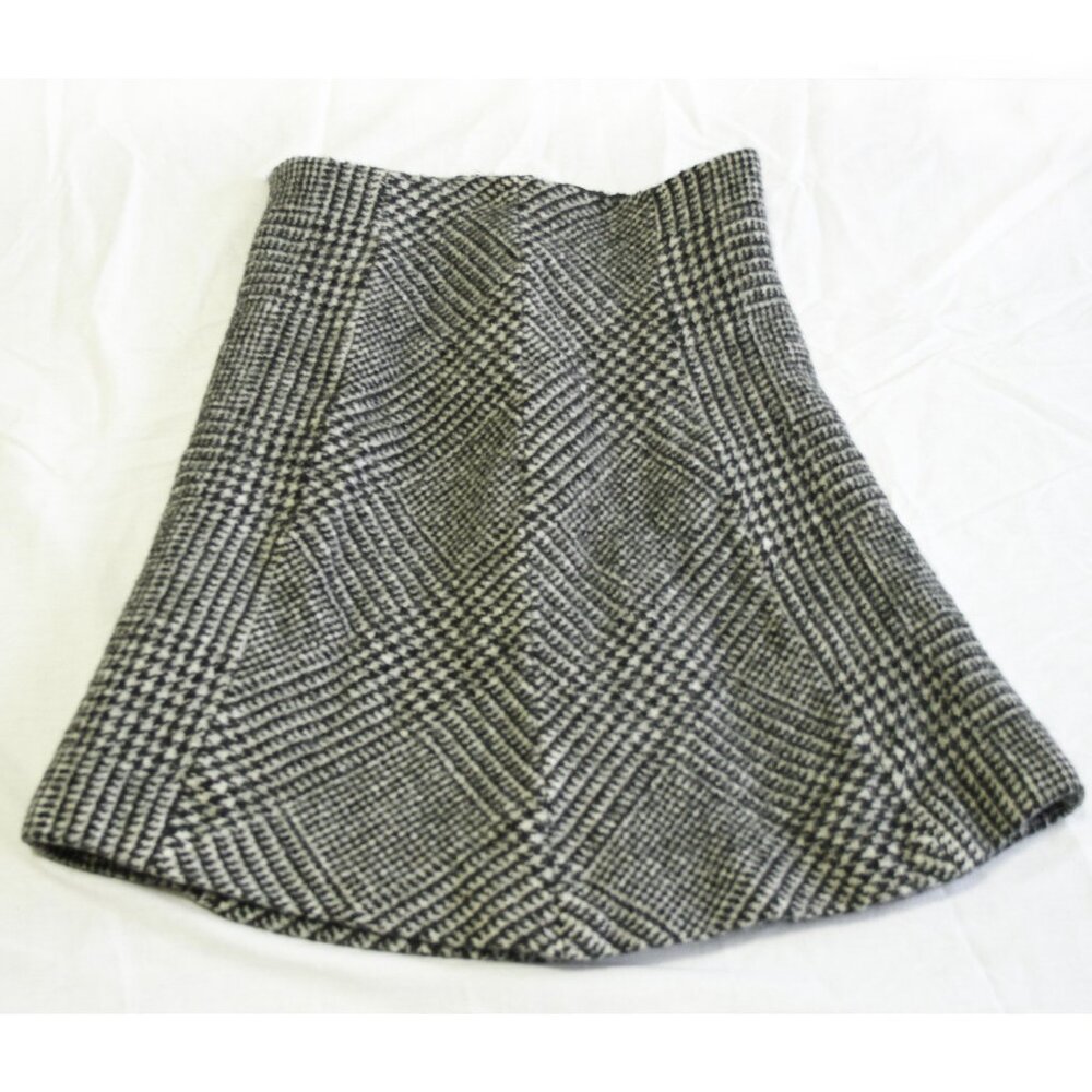 Brooks Brothers A Line Italian Wool Houndstooth Skirt Size 4